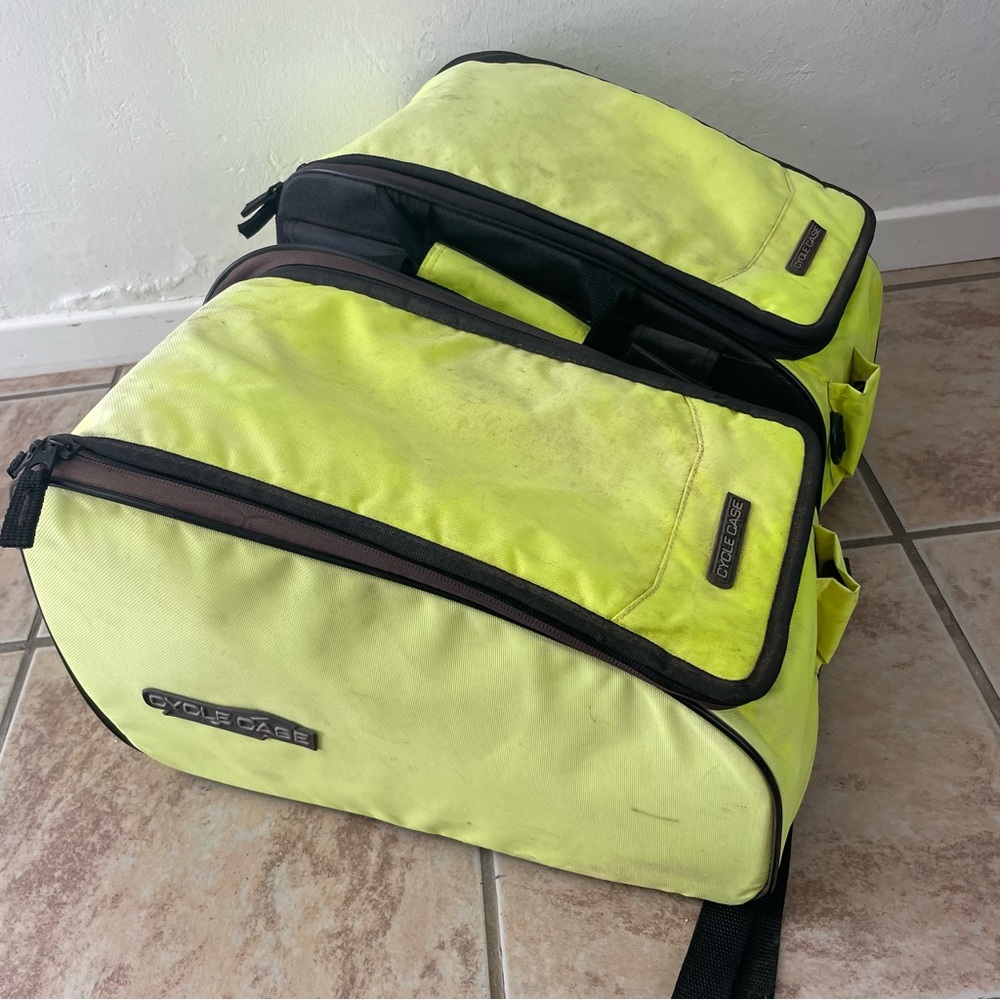 Cycle Case Motorcycle Saddle Bag Harley Indian Yamaha Kawasaki Saddlebag